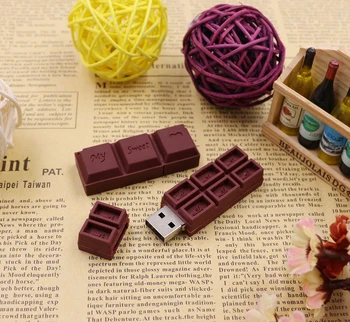 

2019 Newest Chocolate Pen Drive 128GB 64GB 32GB 16GB USB Flash Drive 4GB 8GB Flash Memory Pen Drive Stick Memory Stick Creative