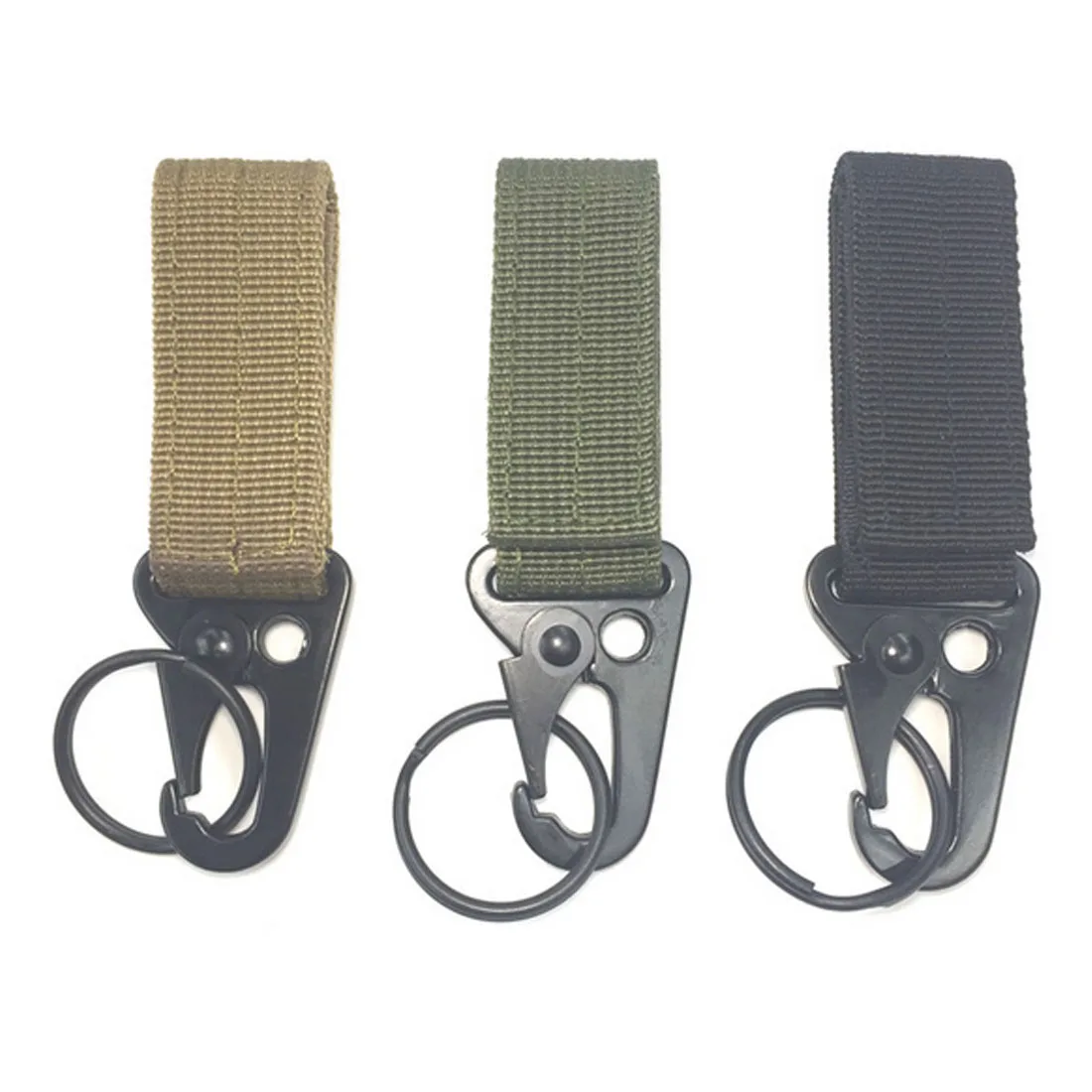 

Outdoor Camping Tactical Carabiner Backpack Hooks Olecranon Molle Hook Survival Gear EDC Military Nylon Keychain Clasp Buckle