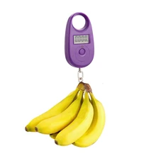 High Quality 25KG Mini Purple Display Hook Hanging Luggage Fishing Pocket Portable LCD Weighing Digital Scale