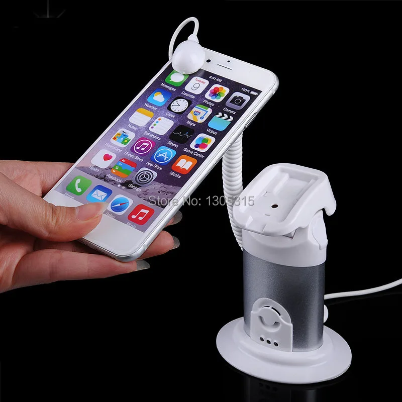 

5pcs mobile cellphone security display stand holder anti-theft for retail store with remote control and charging function