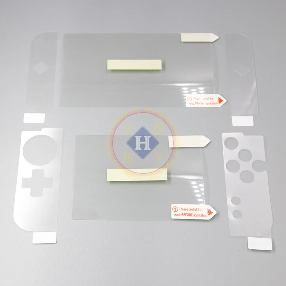 

HOTHINK 8pcs/set top & Bottom LCD Screen Protector Film Guard whole Skin stiker for Nintendo New 3DS XL 3DS LL