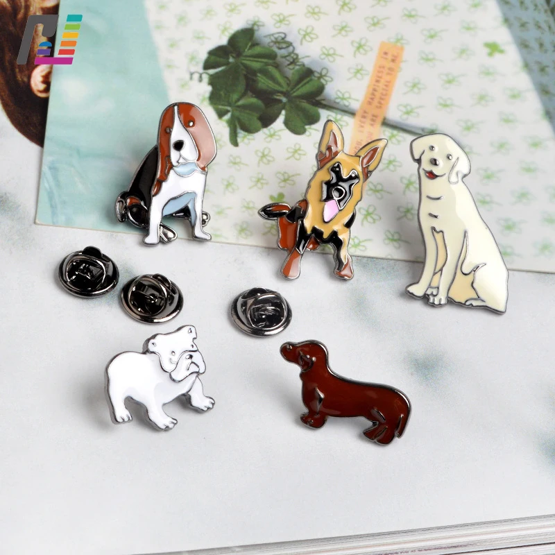 5pcs/set Animal Dog Puppy Dachshund SharPei Labrador