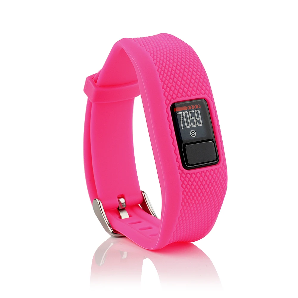 Honecumi Smart Watch Bands For Garmin Vivofit 3 and For Garmin JR Kids Silicone Wristband Strap Interchangeable Accessory