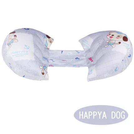 Dumpling Shaped Maternity Nusing подушка для живота талии уход за ногами маленький размер Подушка для беременных и кормящих беременных женщин боковые спальные подушки - Цвет: Happy dog