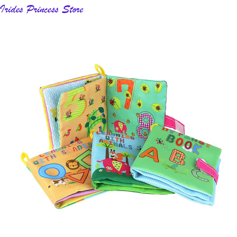 

New Baby Toys Soft Cloth Books Rustle Sound Infant Educational Stroller Rattle Toy Newborn Crib Bed Baby Toys 4 Style S2