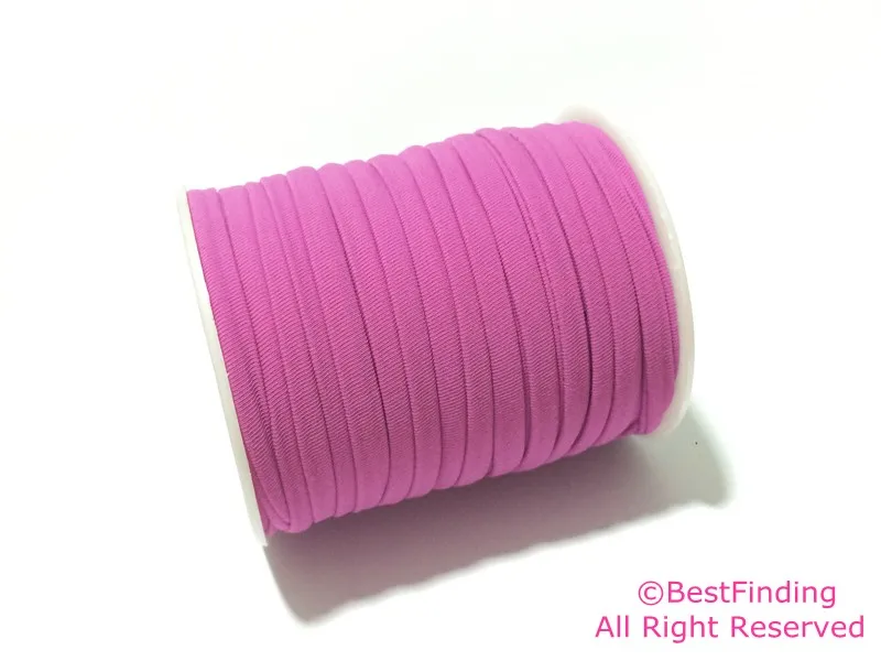 

5mm Purple Elastic lycra cord lycra cord stitched Lycra strip