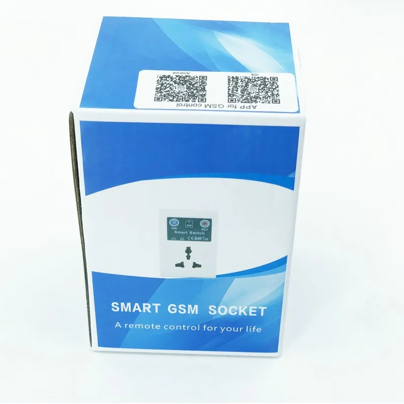 SC1 220V CellPhone SMS Remote Wireless Control Smart Switch GSM Socket Power EU UK AU Plug for Home Household Appliance