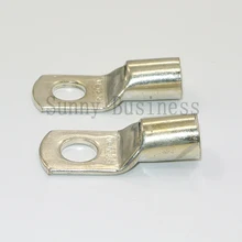 Conjunto de terminais conectores, terminais de bateria estanhados de cabo de cobre SC25-10 25mm 4awg 3/8