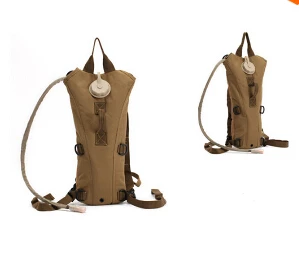 EDC Топ тактика Мужчины Кемпинг военный Удобный мешок для воды холст кампус дорожный спортивный рюкзак верблюд с водой мочевого пузыря рюкзак - Цвет: kaki