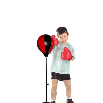 

2017 New Children's Vertical Ball Boxing Glove Set Combination Sports Toy Big Boxing Children's Toys