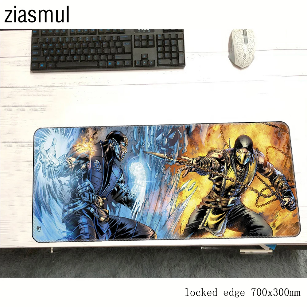 Mortal kombat коврик для мыши 700x300x3 мм коврик для запястья компьютера коврик для Мыши игровые аксессуары новое поступление коврик для мыши игры pc gamer