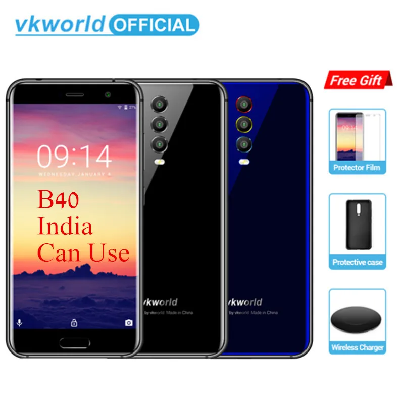 VKWORLD K1 5 2 &quotMTK6750T Восьмиядерный двойной 16MP камеры смартфон Android 8 1 Быстрая зарядка 4