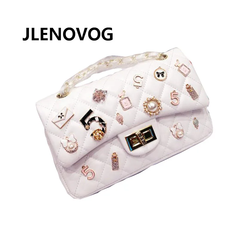 

Single shoulder diagonal hand outdoor spring new Korean version of the wild personality set rhinestone diamond package