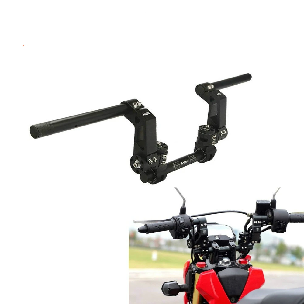 

Ironwalls Motorcycle Handlebar Adjustable Steering Handlebars Kit Universal Black 22mm For Yamaha Scooter 125cc Dirt Bike Racing