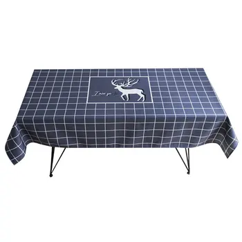 

Simple Fabric Tablecloth Cotton Linen Tablecloth Rectangular Tablecloth Coffee Table Cloth Table Mat Desk Cloth Round d