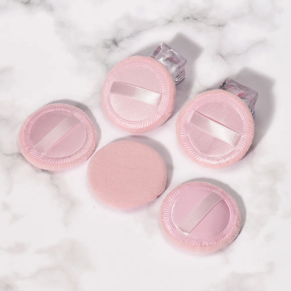 5 шт. пуховка для пудры, спонж для тела, инструмент для макияжа, пудра для рассыпчатой пудры, пудра для меда, хлопок, для салона красоты, макияж художника, пудра для макияжа, пуховка для пудры