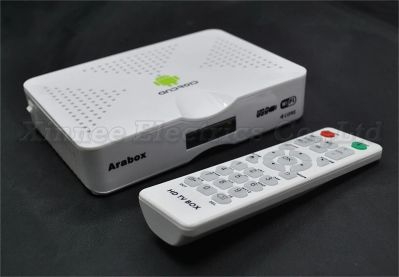 Четырехъядерный Android tv box медиаплеер, 2 года IP tv подписка Арабский ip tv box