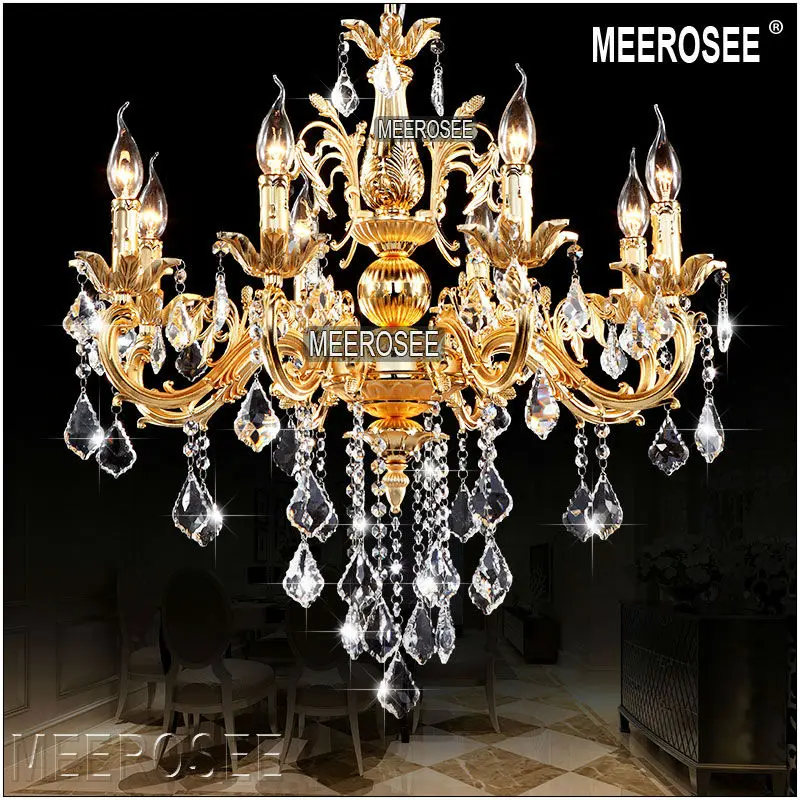 Классические хрустальные люстры светильник с креплением для фойе прозрачная