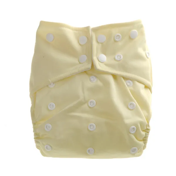 7pcs/ lot 1pc Diaper Cover + 6pcs Inserts Short & Long Fixed Buckle AI2