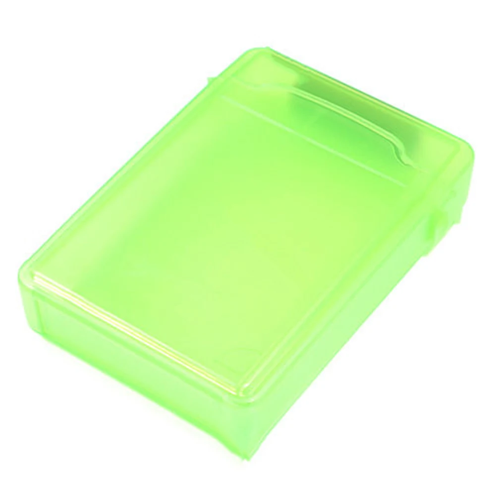 Green Hard Drive Disk Plastic Protect Storage Box Case for 3.5 Inch SATA IDE HDD