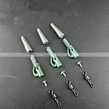 Шт. 30 шт. резиновая установка рукава и Quick Link изменить Вертлюги линии крюк инструменты для наращивания волос Карп Рыбалка волос установки морской