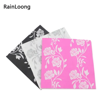 

[RainLoong] Flower Paper Napkins Event & Party Supplies Tissue Supply Party Decoupage Decoration 33*33cm 5packs (20pcs/pack)