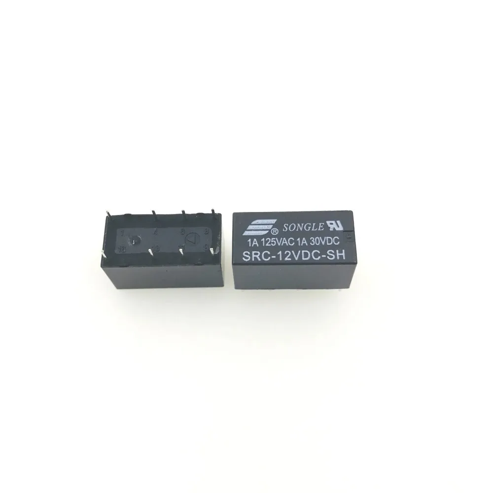 Реле SRC-05VDC-SH SRC-12VDC-SH SRC-24VDC-SH 5 В, 12 В, 24 В постоянного тока, 1A 8 контактов реле 10 шт