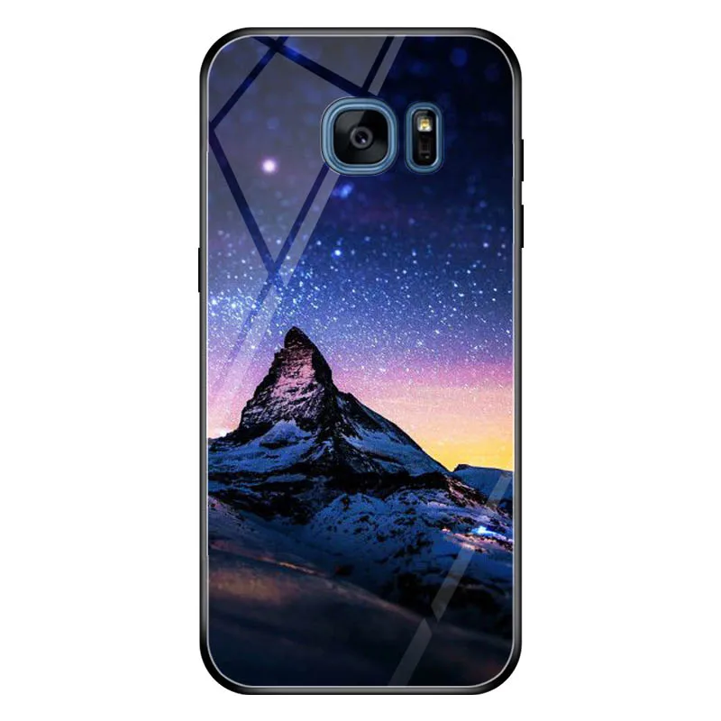 Goterfly стеклянный чехол для телефона 5," для samsung galaxy S7 Edge окрашенный защитный чехол на заднюю панель чехол s samsung galaxy s7edge SM-G935F