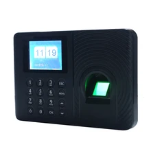 2.4inch TFT LCD Screen Recording Device Electronic Machine Biometric Fingerprint Time Attendance System Recorder Office Supplies