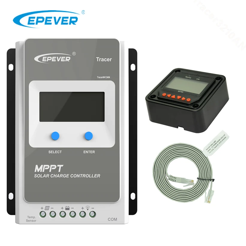 Контроллер заряда EPEVER MPPT 10A контроллер солнечной батареи 12 в 24 В ЖК-дисплей