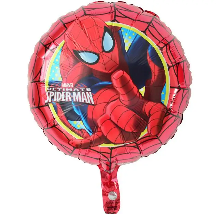 1 шт. воздушный Гелиевый шар супергероя из фольги Человек-паук Бэтмен ...