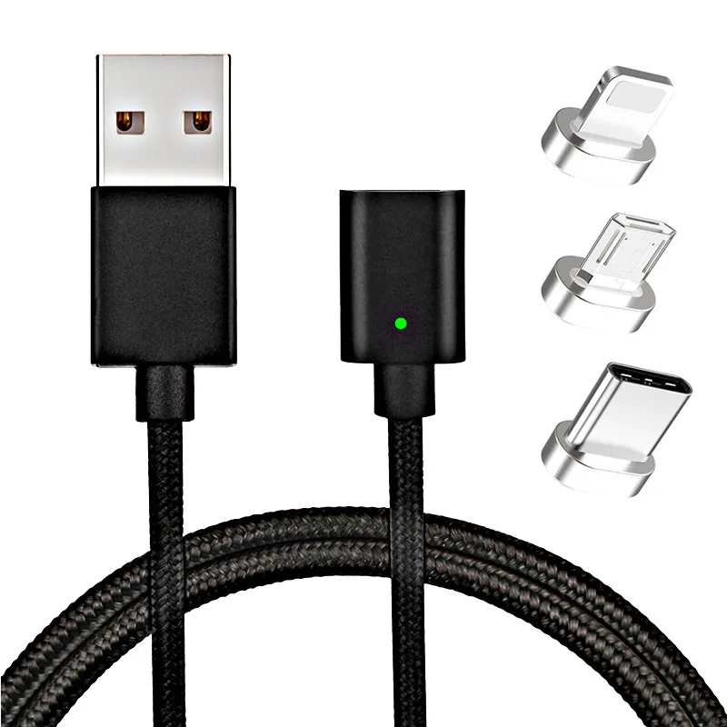 Один плюс 3 в одном Магнитный usb кабель зарядное устройство адаптер Универсальная
