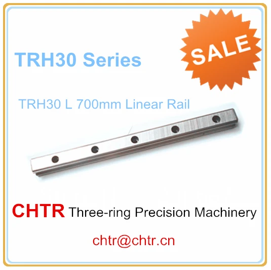 

1pc TRH30 Length 700mm Linear Slide Guideway Rail 28mm
