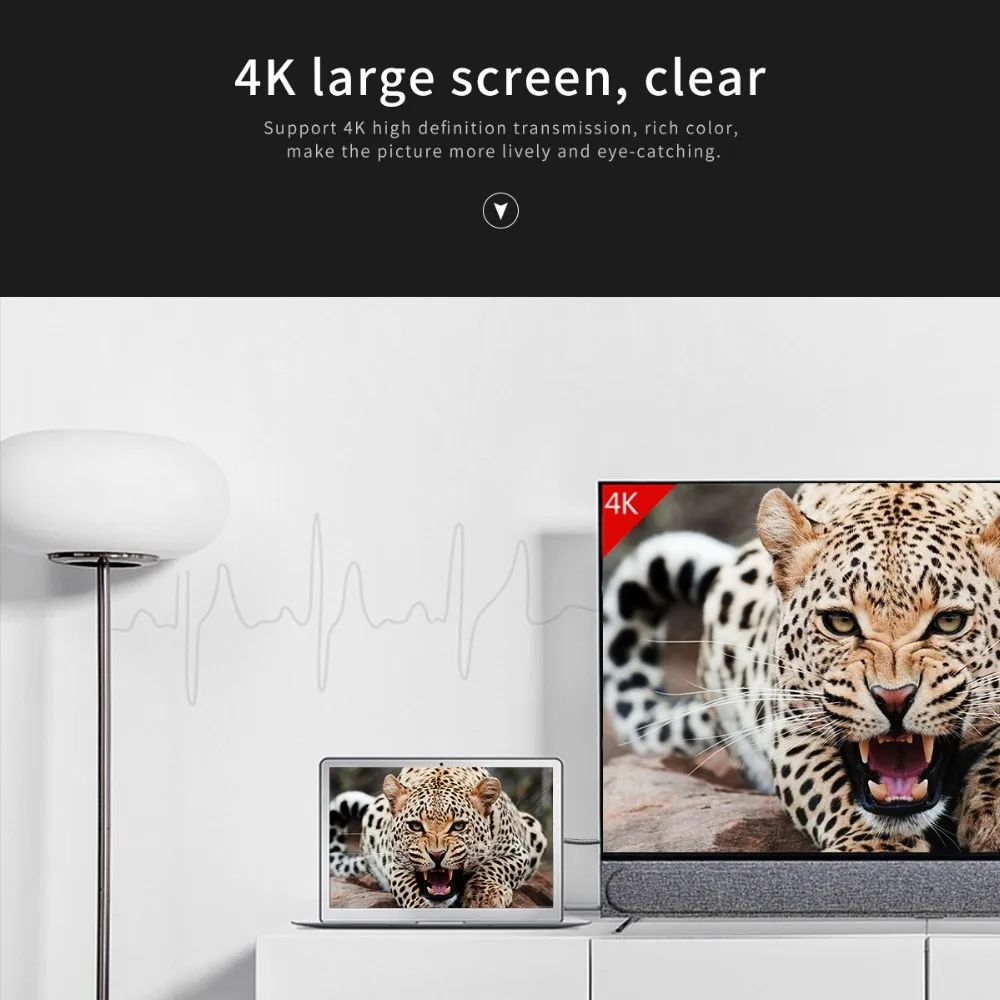 ORICO ميركو HDMI كابل وصلة بينية مُتعددة الوسائط وعالية الوضوح 4 K 3D HDMI 2.0 موصل ل تلفاز LCD العارض PS3 PS4 xbox 360 PC Hdmi مرئيات