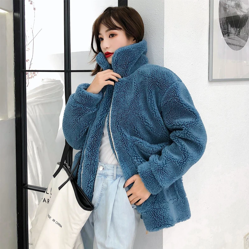

ZADORIN New Arrival Winter Teddy Coat Women High Quality Thick Warm Faux Fur Coat Oversize Shaggy Teddy Bear Jacket abrigo mujer
