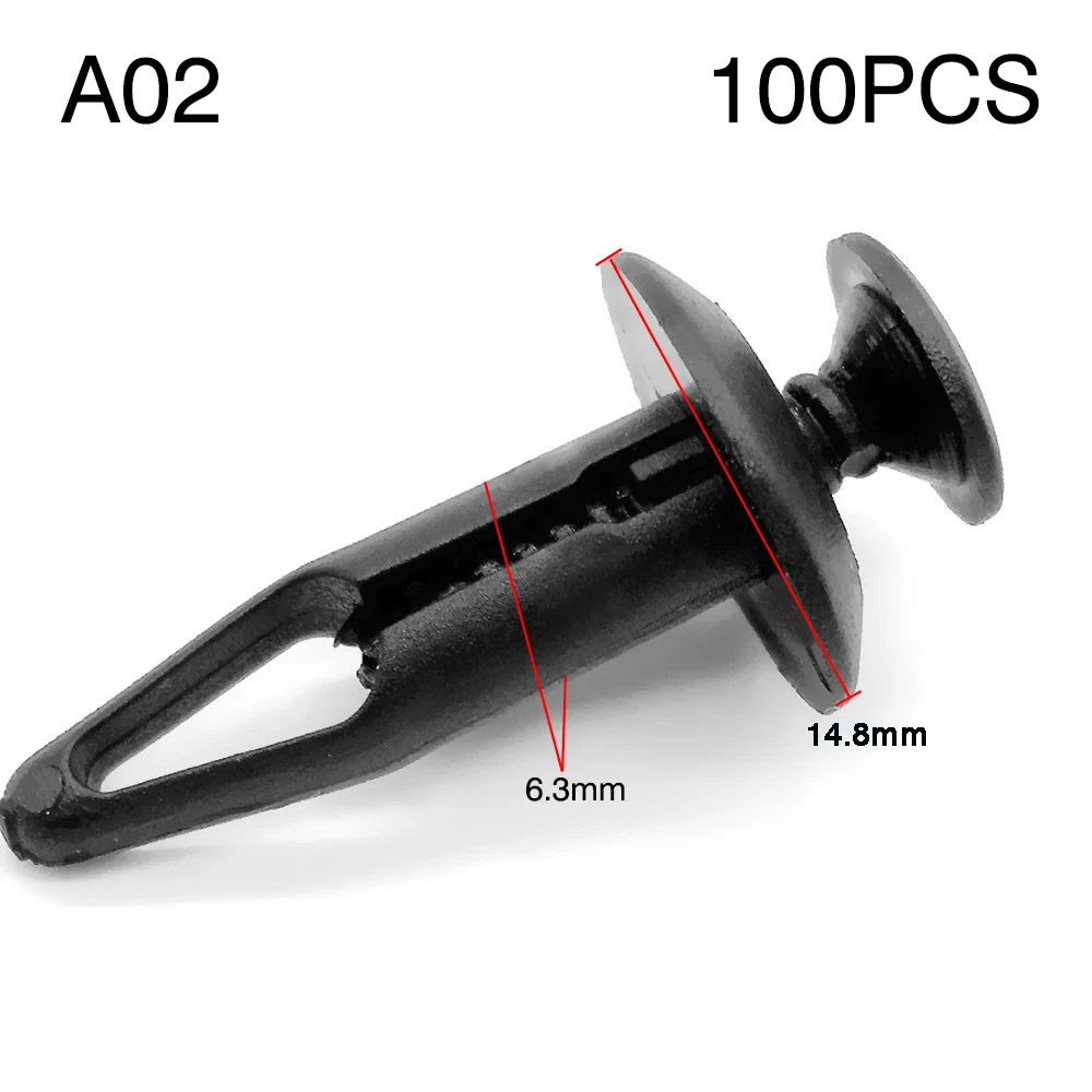 100Pcs-Car-Door-Plastic-Screw-Rivet-Trim-6-3mm-Fastener-Flaps-for-Ford-Plastic-Automotive-Screw (1)