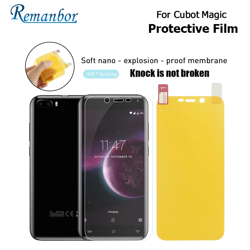 Remanбор 2 шт. для Cubot Magic Защитная не стеклянная пленка Передняя защитная Замена