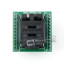 QFN24 для DIP24(B)# QFN24 MLF24 MLP24 IC Тесты гнездо 24QN50K14040 Адаптер 0,5 мм шаг