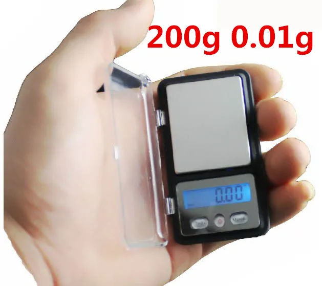 Image hot sales smallest Pocket 200g x 0.01g Digital LCD display Jewelry Gold Balance Weight Scale Gram portable electronic scale