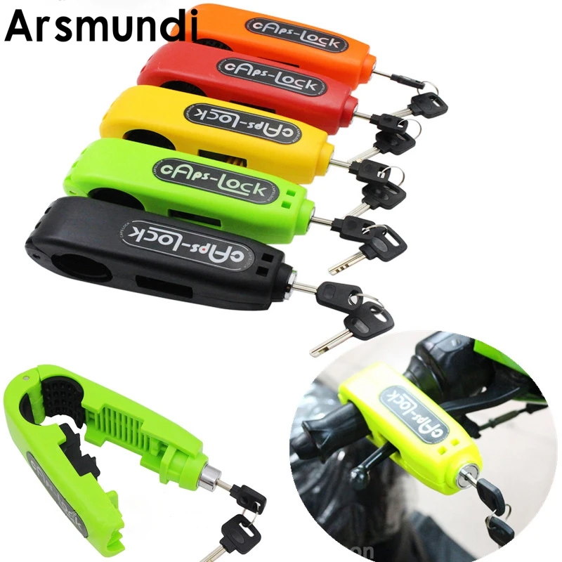 Universal Motorcycle Scooter Handlebar Safety Lock Brake Throttle Grip