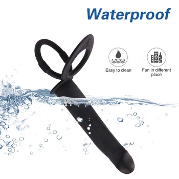 Silicone Dildo Vibrators Double Penetration Vibrators Anus Plug Butt For Women Clitoris Stimulate Adult Toys Prostate Massager 5