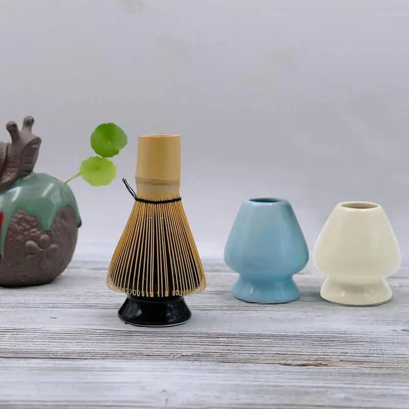 Matcha Green Tea Whisk Set-Tea Whisk + Scoop + Spoon Deep Holder Bamboo Janpanese Style Set Accessories