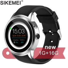

SIKEMEI Android GPS Waterproof Sport 3G Smart Watch Phone Fashion Wristwatch Round Screen X200 Pro with Camera Heart Rate WIFI