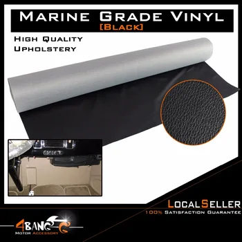 

Car Black Vinyl Upholstery Fabric Automotive Marine Interior Trunk Liner Lining 139cm Wide 359cm Length