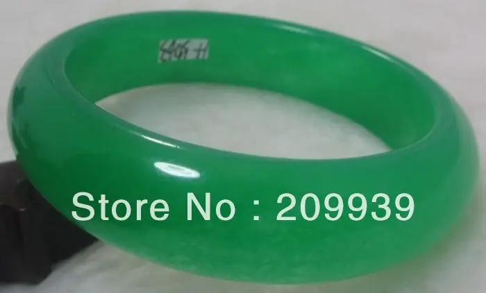 

huij 003991 FASHION BEAUTIFUL CHINA EMERALD GREEN JADE BANGLE BRACELET