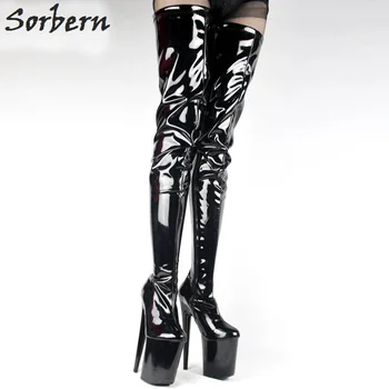 

Sorbern Luxury Extra Long Boots 20cm Heels Crotch Thigh High Boots For Women Fenty Beauty Shoes Women'S Booties Shoes Women
