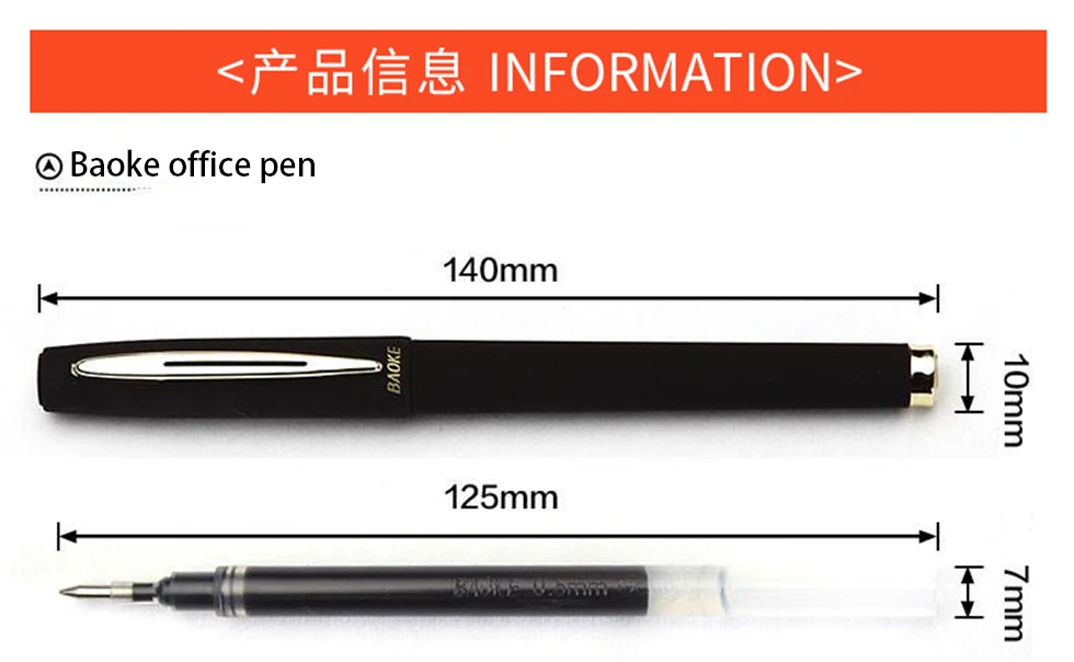 0.7mm 1.0mm 12 pcs Fosco Grande Capacidade