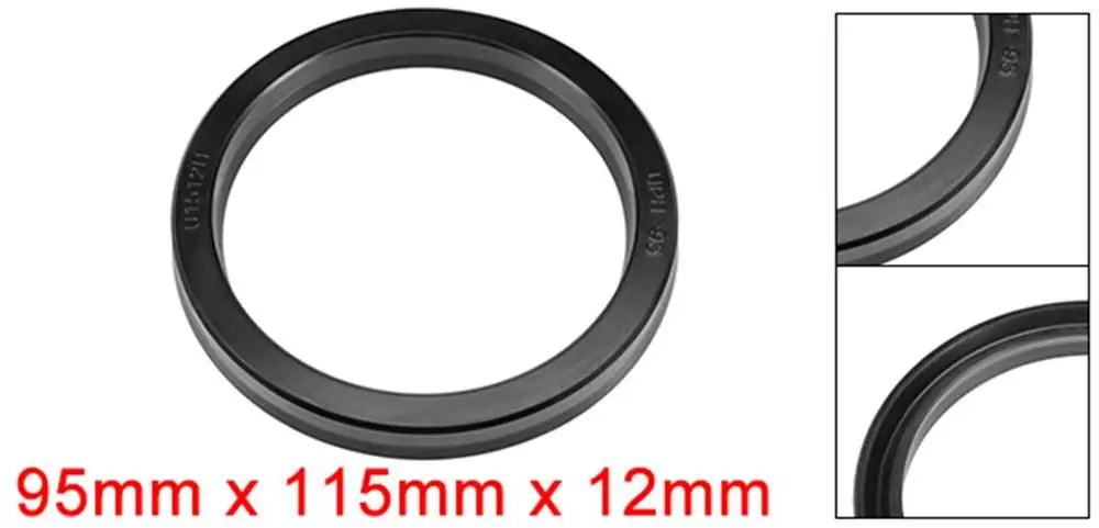 Uxcell Hydraulic Seal Piston Shaft UPH Oil Sealing O-Ring For Hydraulic Reciprocating Environment 95/80/70 x 115/99/90 x 12mm - Цвет: A 95mmx115mmx12mm