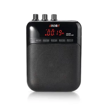 

Aroma AG-03M 5W Portable Rechargeable Multifunction Guitar Amplifier Recorder Speaker with TF Card Slot