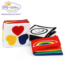 Itty Bitty Best Kids New Baby First Colorful Soft Cloth Infant Book Educational Toy for Children